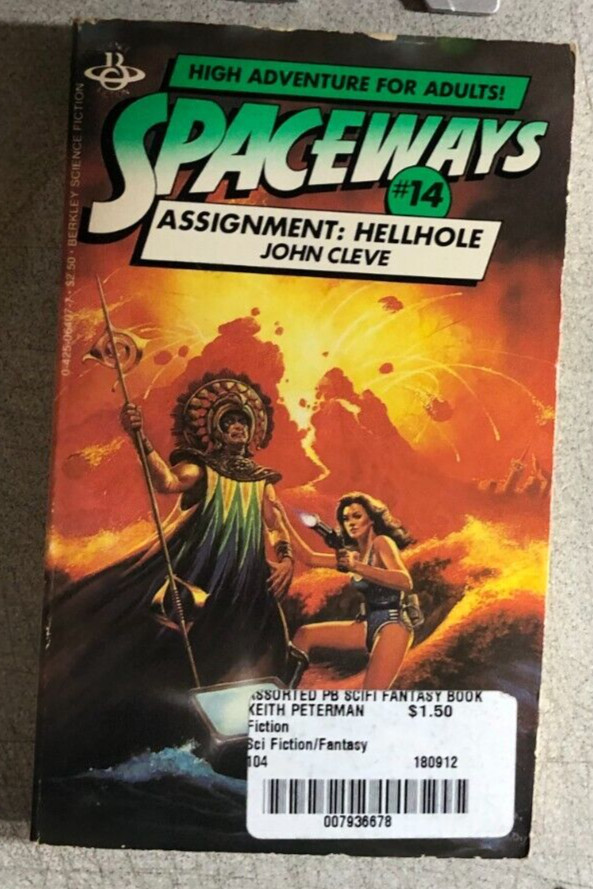 SPACEWAYS #14 Assignment: Hellhole by John Cleve (1983) Berkley SF paperback