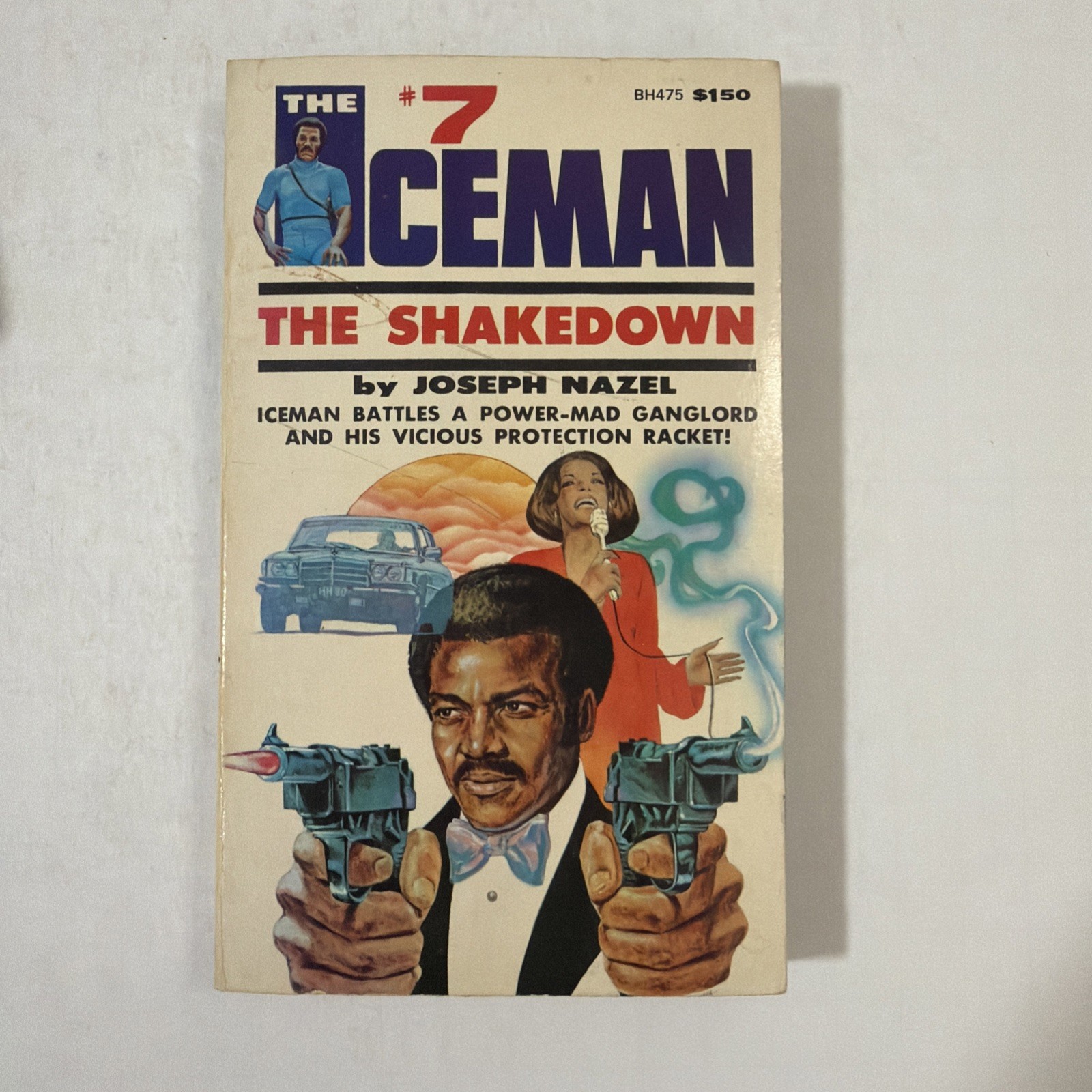 Vintage The Iceman #7 The Shake Down Jospeh Nazel First Ed. 1975 Holloway House