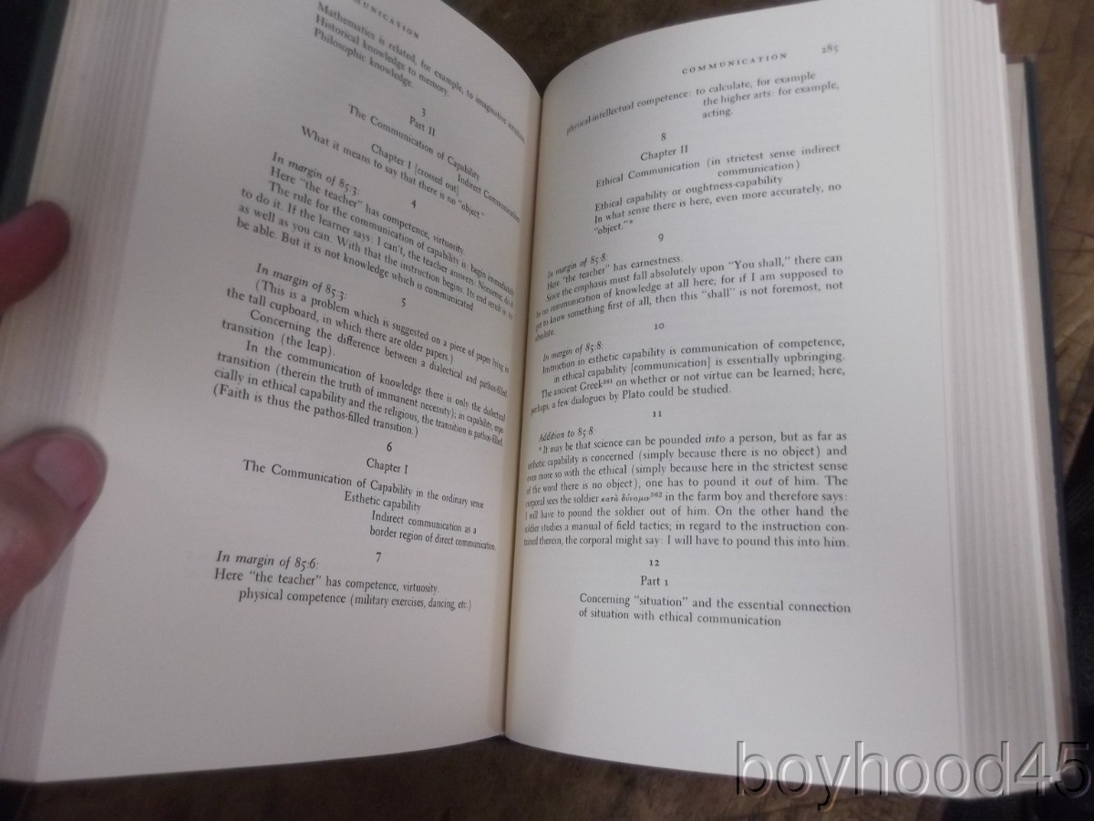 Soren Kierkegaard’s Journals and Papers, Ed. by Hong and Hong, 7 vols, 1967-1981