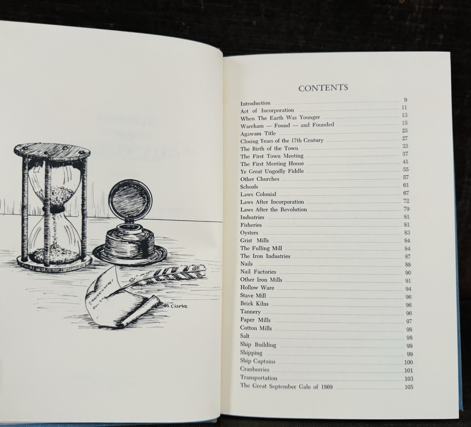 Glimpses of Early Wareham MA by Daisy Washburn Lovell 1970 Illustrated, Signed
