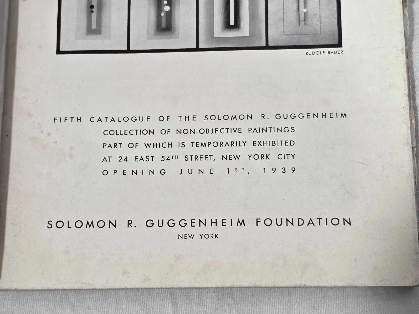 Vintage Solomon Guggenheim Collection Rudolf Bauer Art Of Tomorrow 1939 NYC VGC