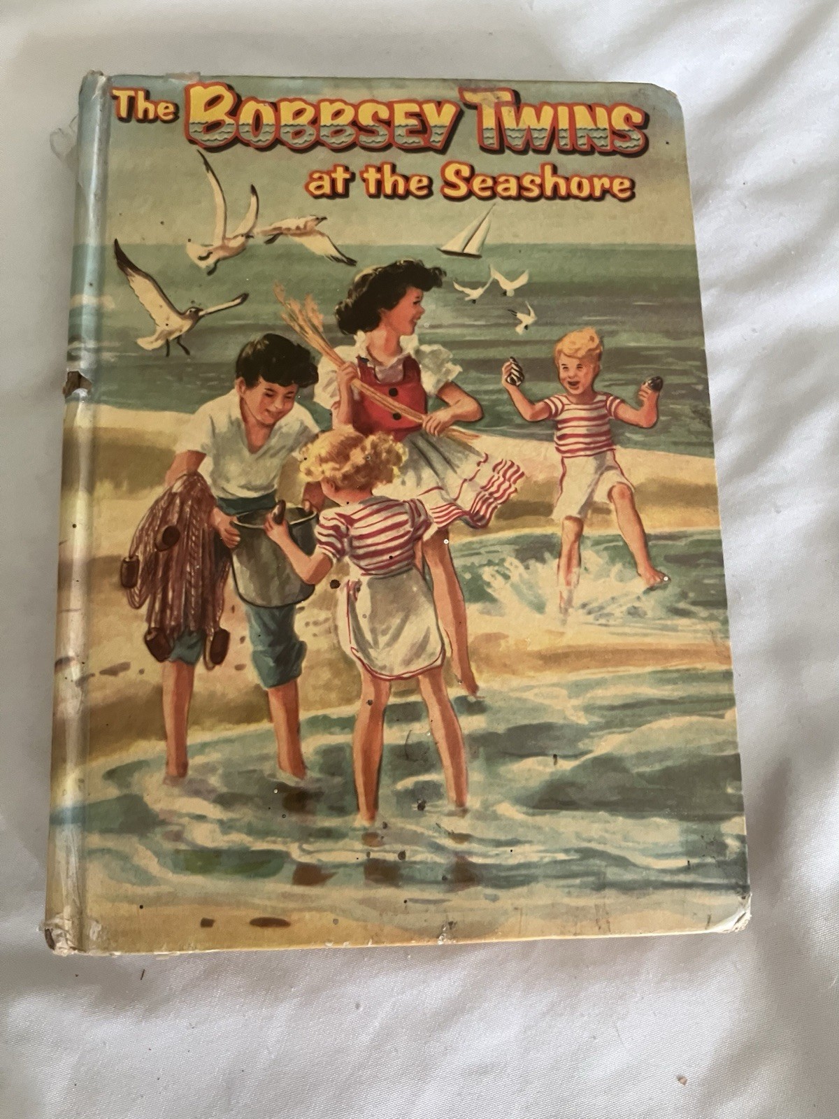 The Bobbsey Twins At The Seashore by Laura Lee Hope Whitman Book 1954