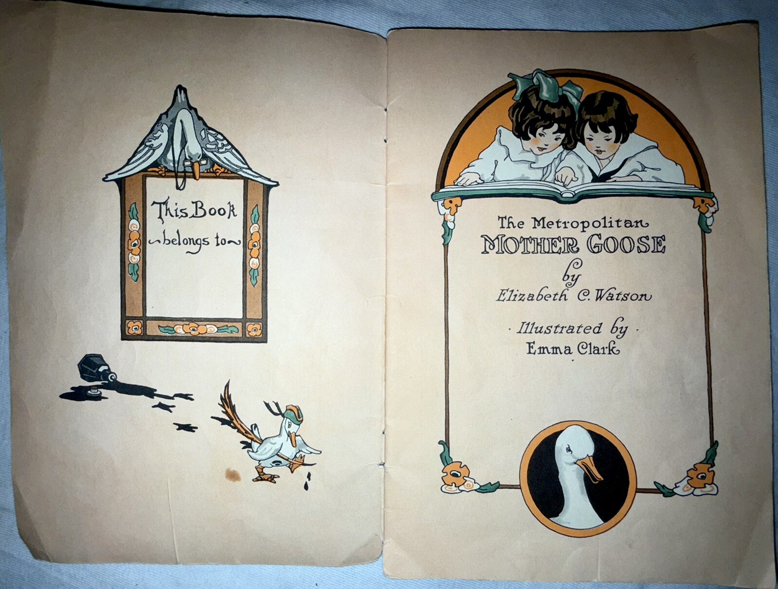 Uncle Wiggily and the Canoe 1939 Children’s Books, Stapled PB Lot Of 5