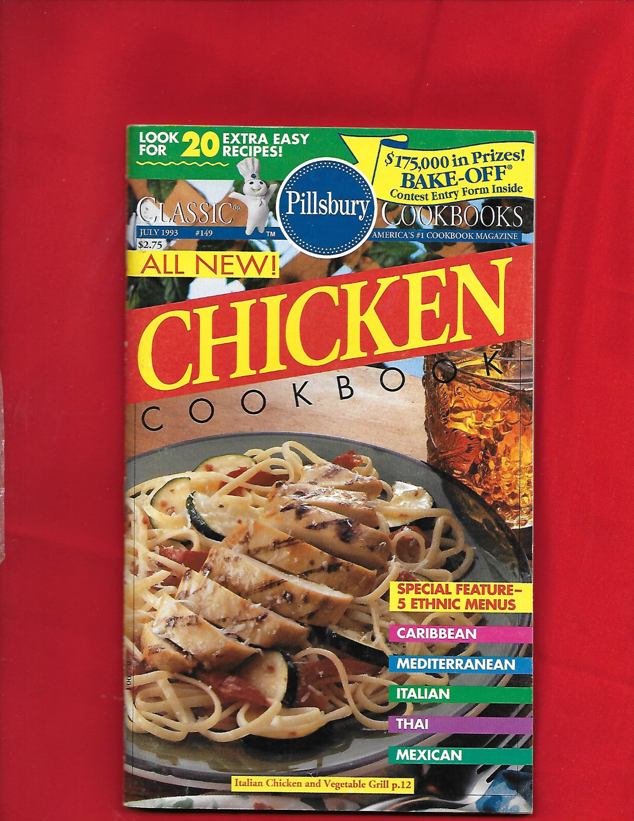 Pillsbury: Chicken Cookbook (1992, PB) 94 pgs {Cookbook}