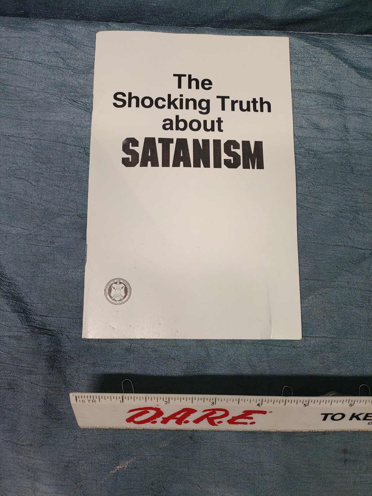 The Shocking Truth about Satanism Booklet vintage 1989 Church of God