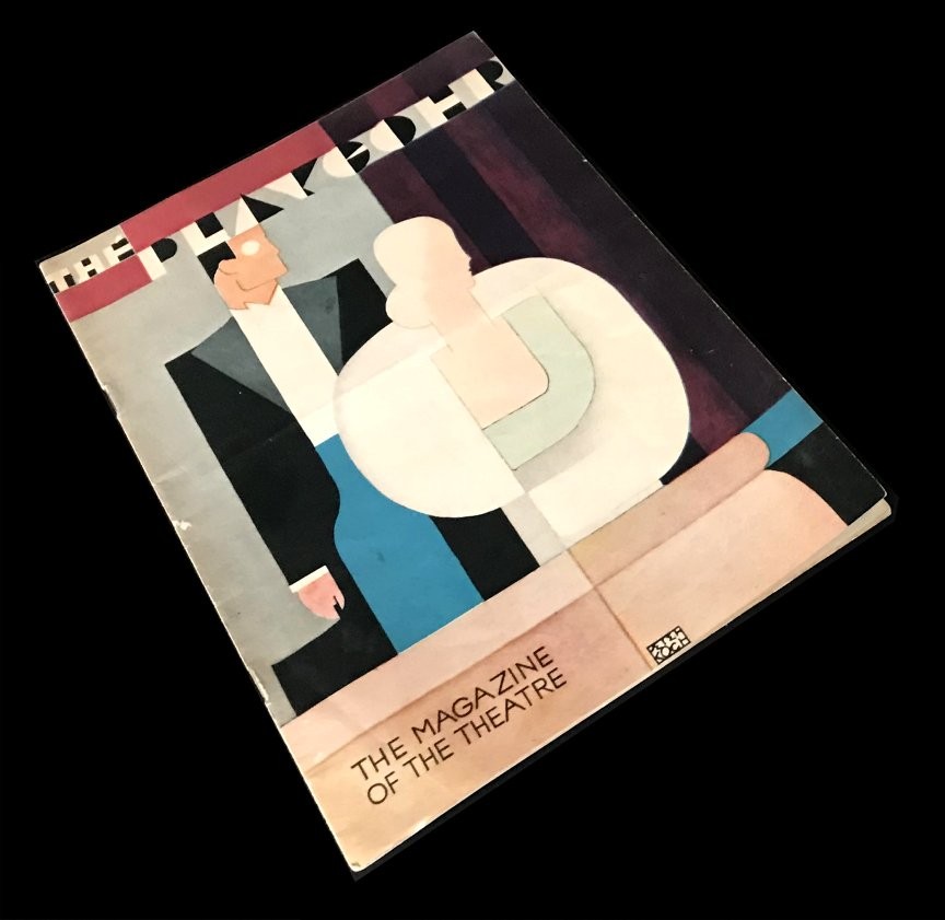 The Playgoer: The Magazine of the Theatre (1931) Chicago ART DECO Adelphi Thea..