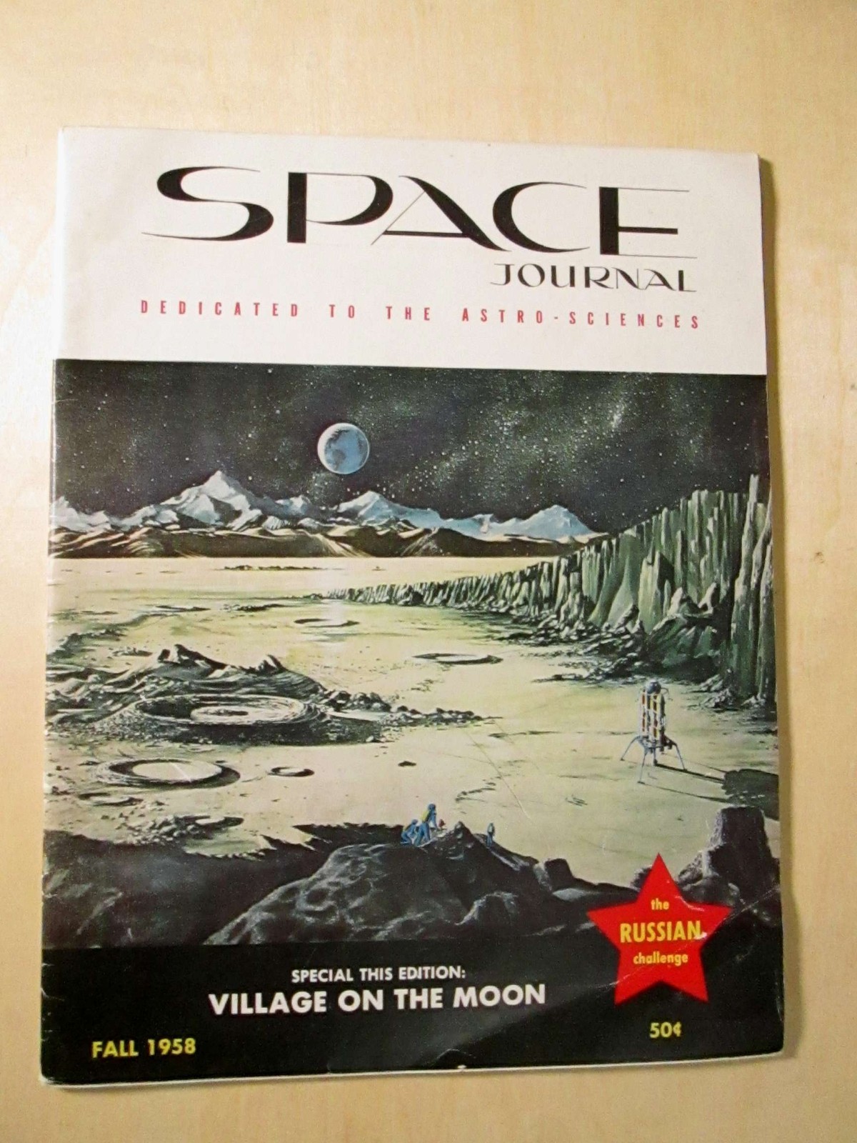 SPACE JOURNAL Astro-Sciences Magazine LOT Wernher Von Braun ALL 7 Issues 1957-59