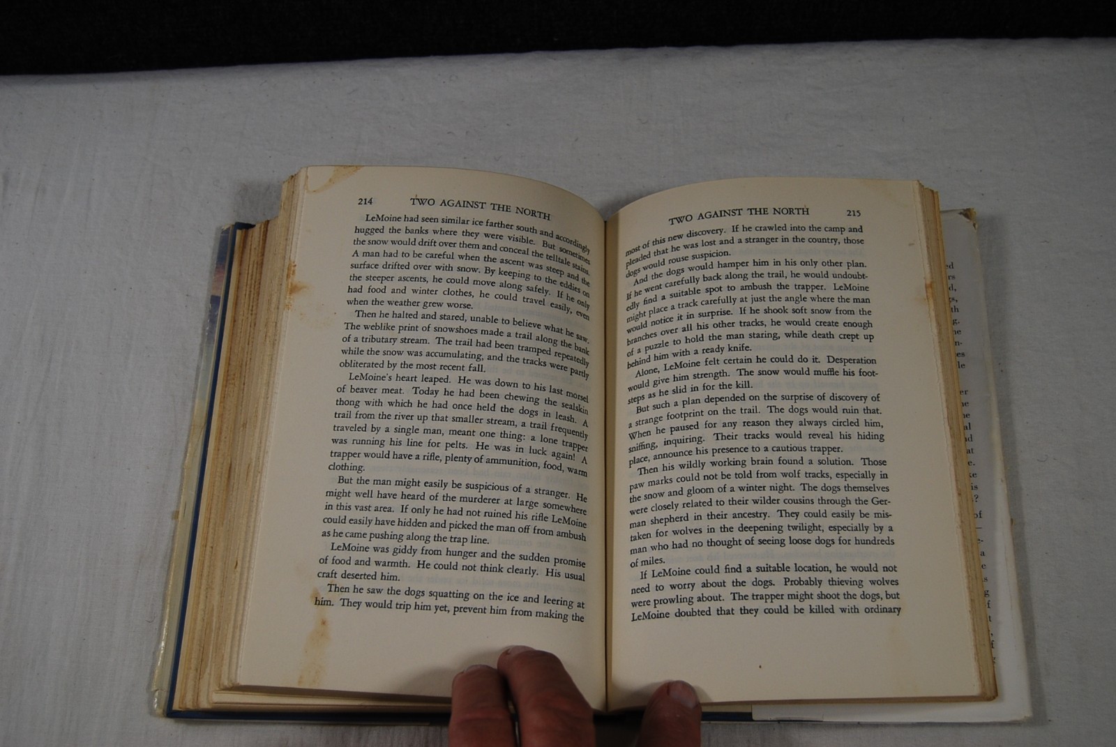 Two Against the North Bertrand Shurtleff 1949 First Edition w/ Dust Jacket