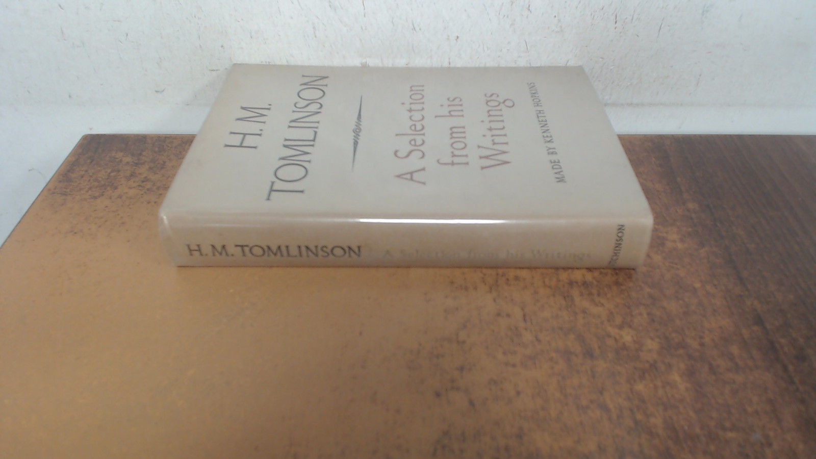 H.M. Tomlinson, Kenneth Hopkins, Hutchinson, 1953, Hardcover