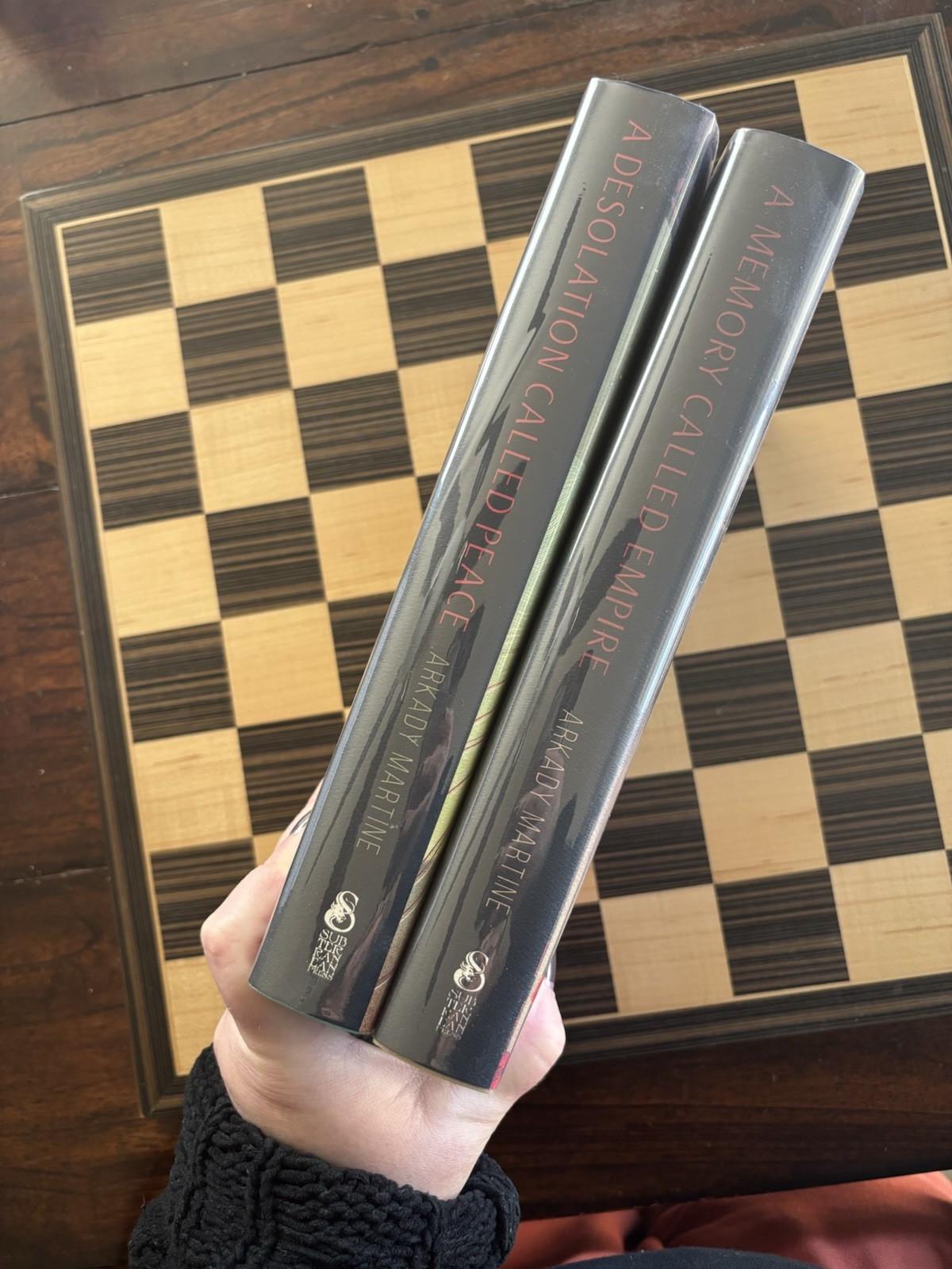 Subterranean Press Signed Limited Edition Teixcalaan Duology by Arkady Martine