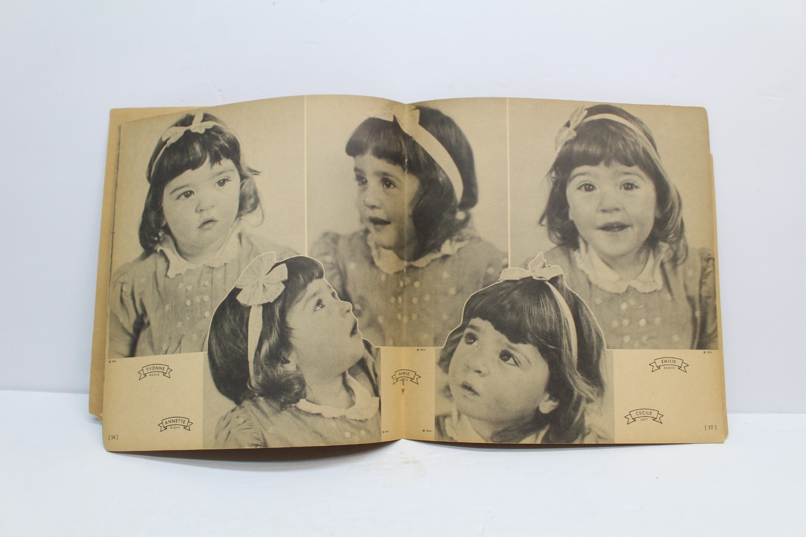 1937 Here We Are Three Years Old The Dionne „Quins“ – Quintuplets Book – Whitman