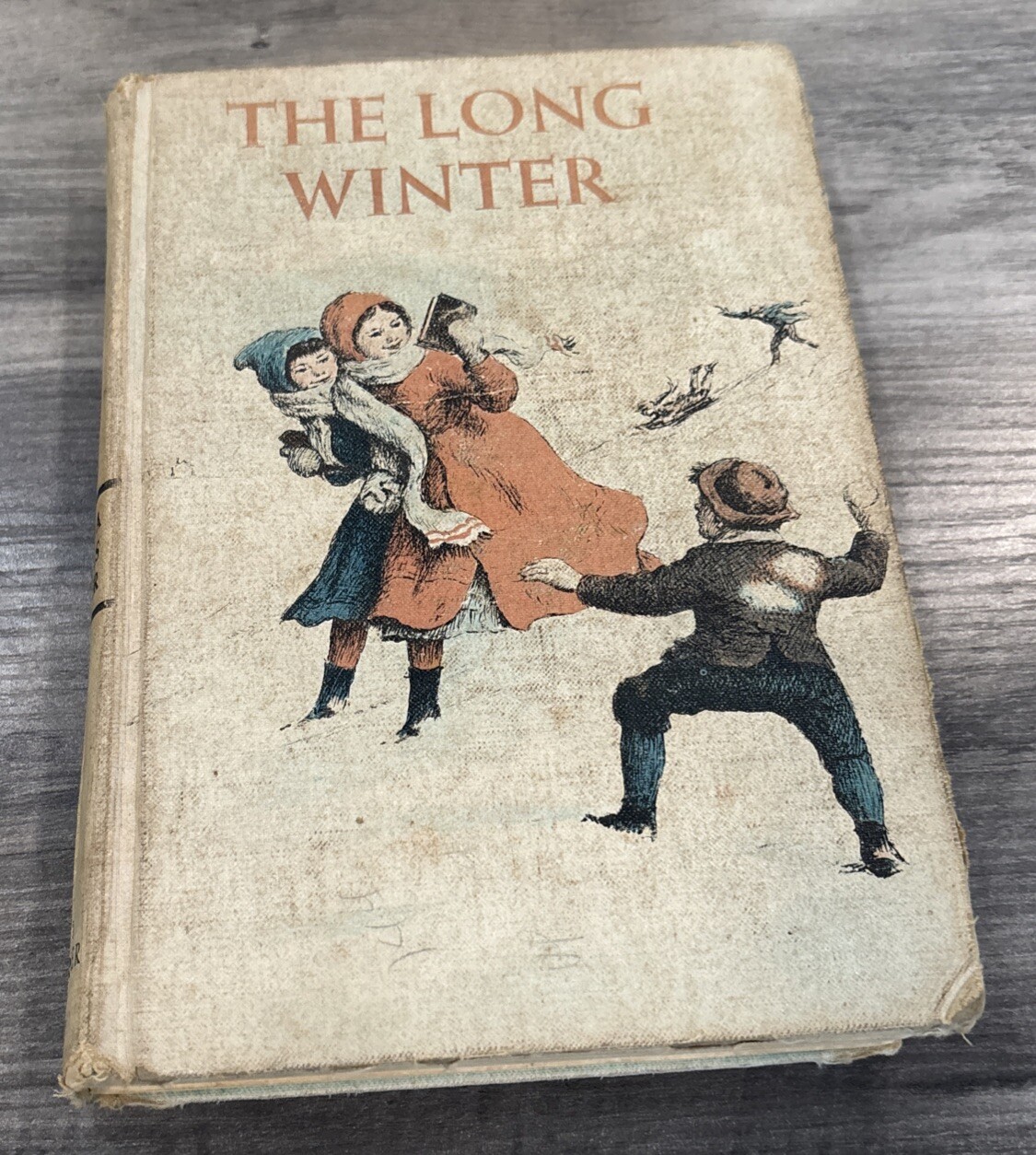 Vintage 1953 THE LONG WINTER by Laura Ingalls Wilder Hardcover Garth Williams