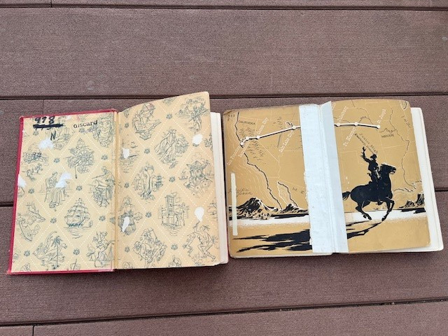 The Lewis and Clark Expedition, The Pony Express Landmark Books Set 1950 1951