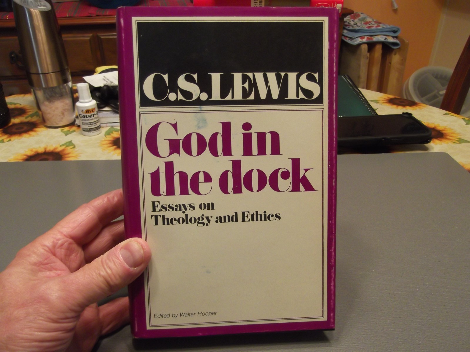 God in the Dock Essays on Theology & Ethics by C.S. Lewis 1972 2nd Printing H/C