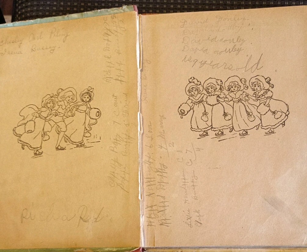 SANTA CLAUS BOOK, Graham & Matlack Children’s Stories, Mostly Animal, Ca 1900