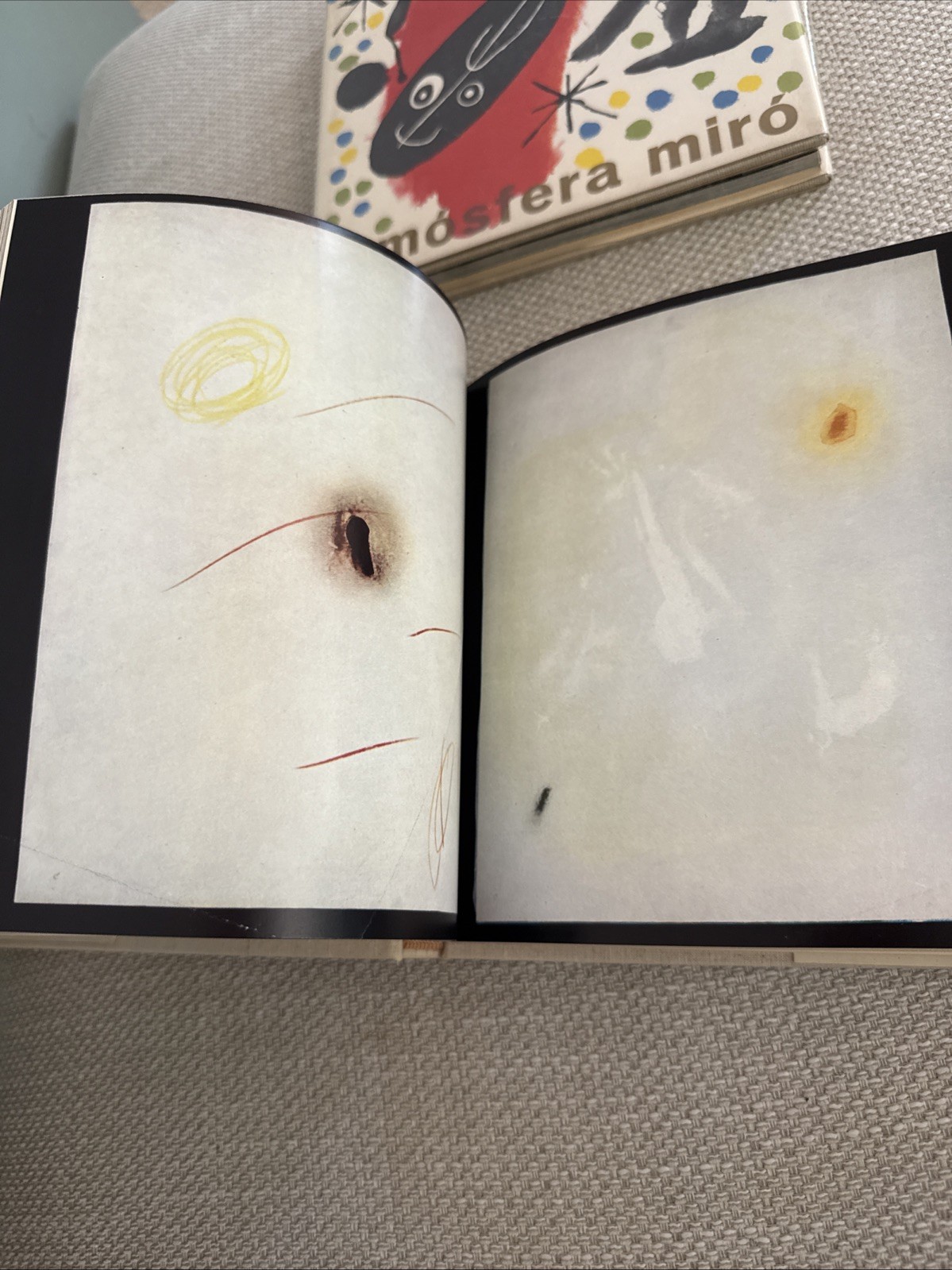 Creation Miro Photscopy Book Printed In Spain 1962 Great Color Hardcover 1st