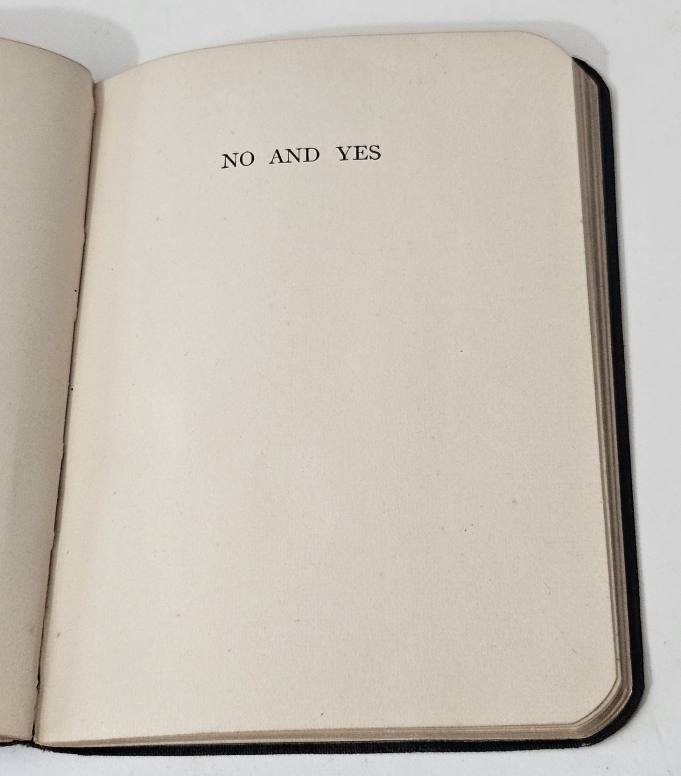 Rudimental Divine Science NO AND YES by Mary Baker Eddy 1919 Leather