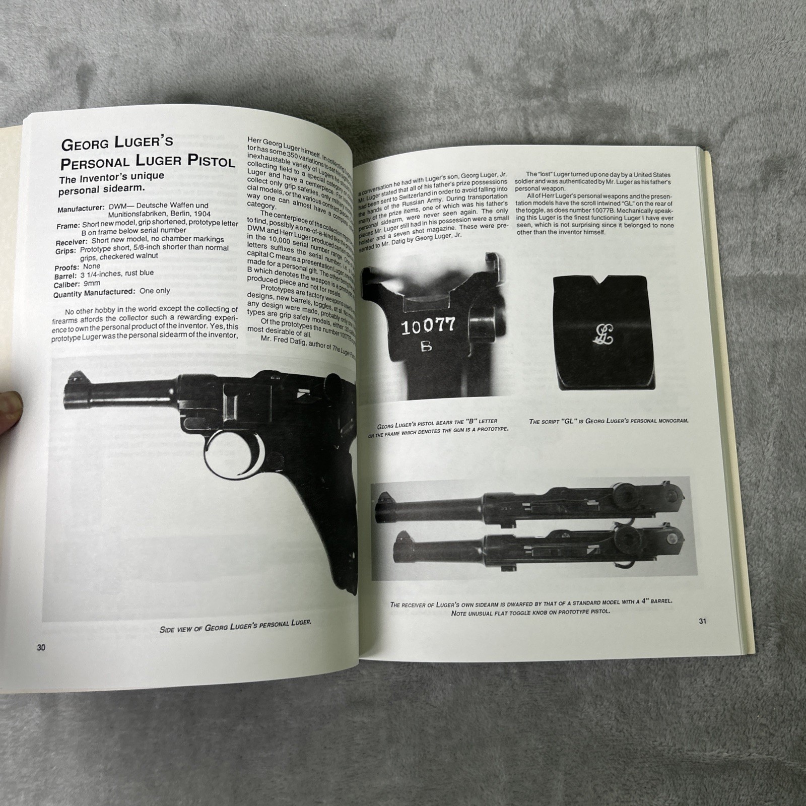 Luger Tips Revised Edition Pistol Handgun Collector reference Book VG PB