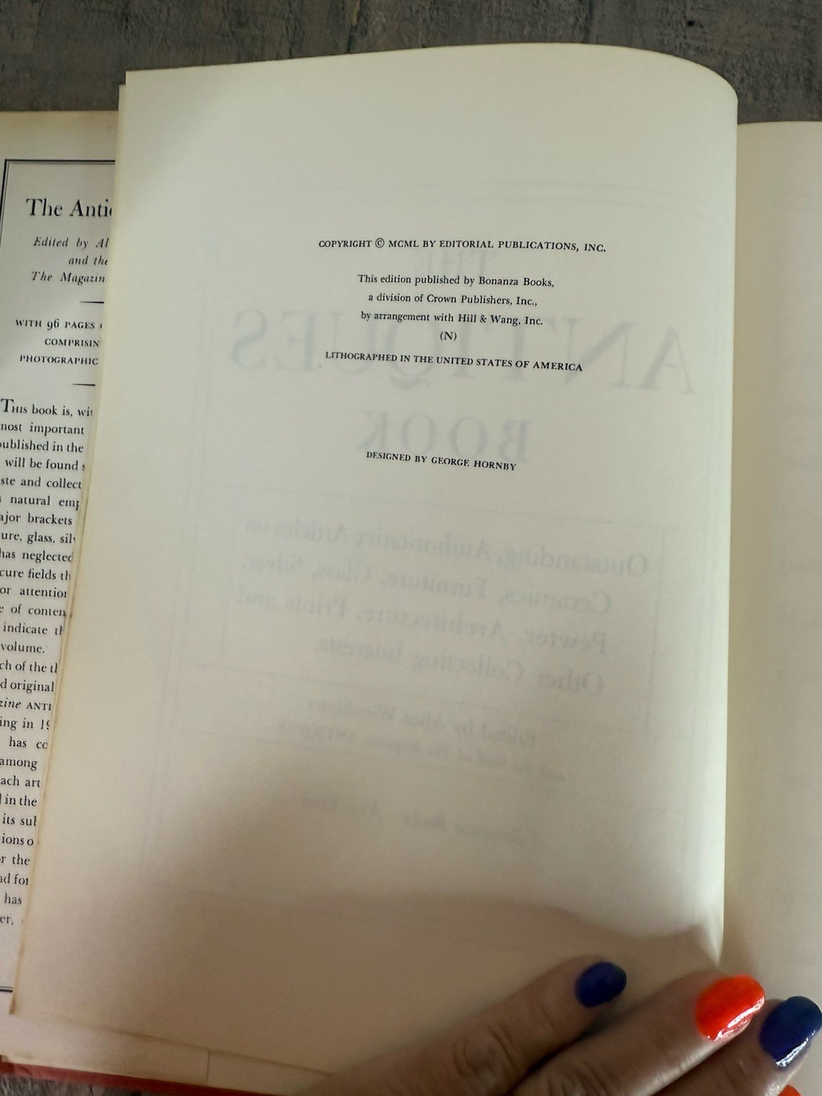 The Antiques Book