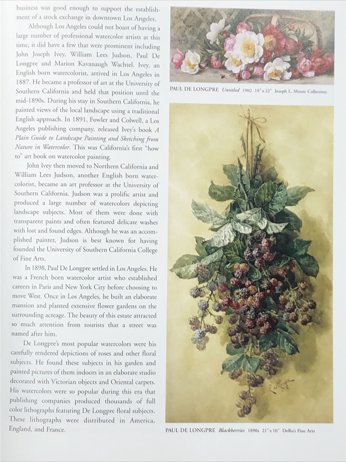 Signed by the Author – California Watercolors 1850-1970 – McClelland & Last 2002