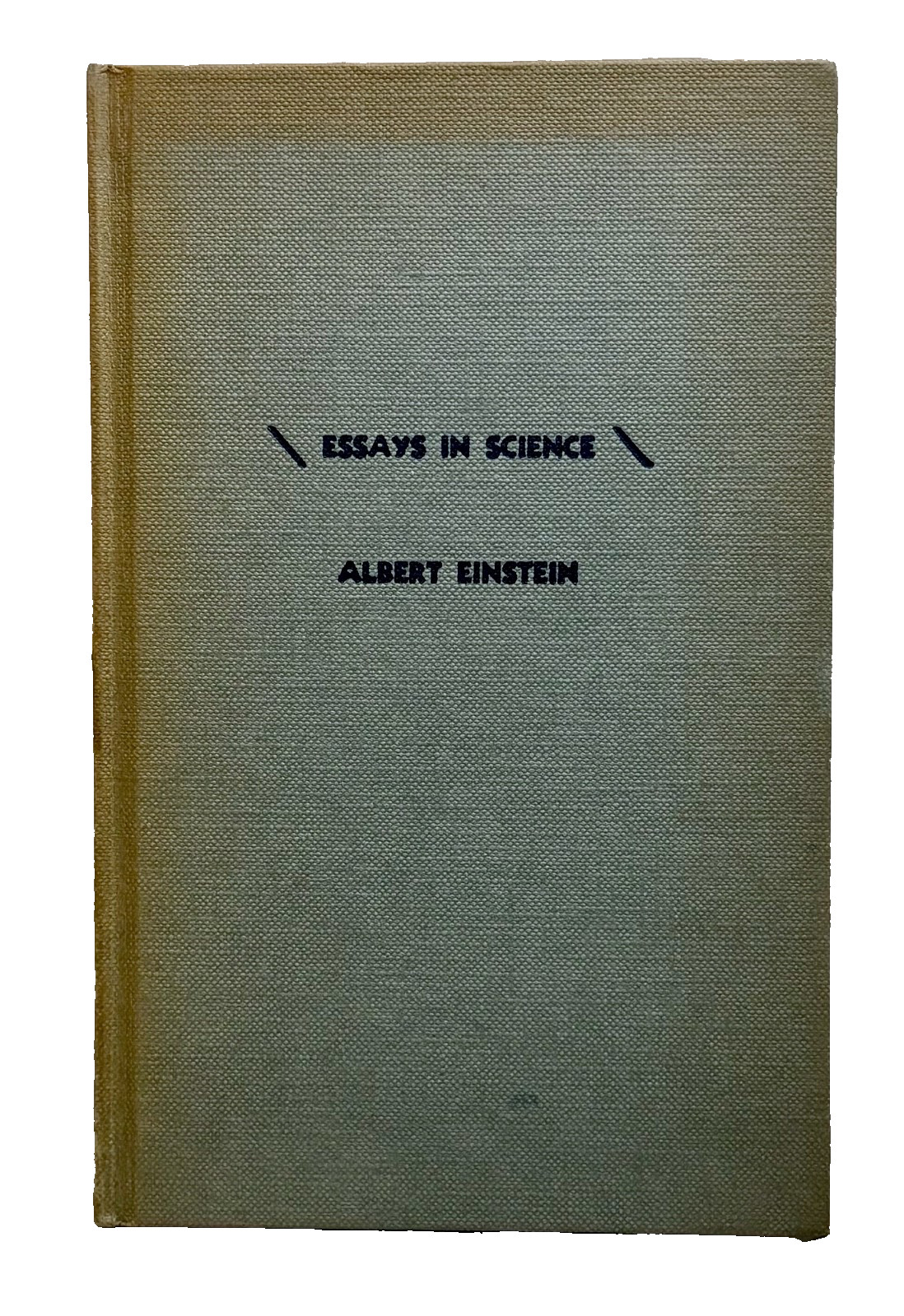 Essays in Science by Albert Einstein 1934 Philosophical Library HC Relativity