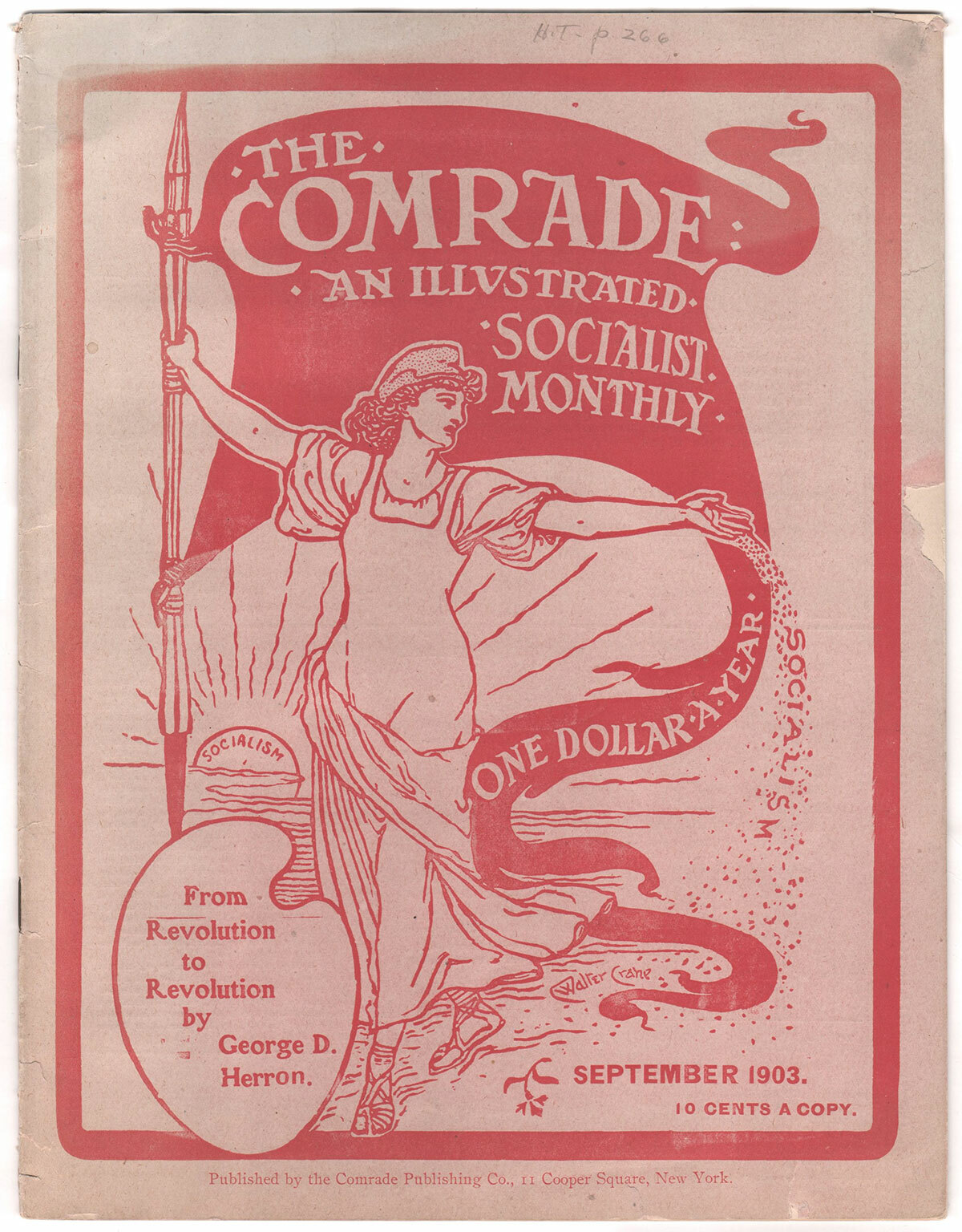 John SPARGO / Comrade An Illustrated Socialist Monthly Vol II No 12 1st Edition