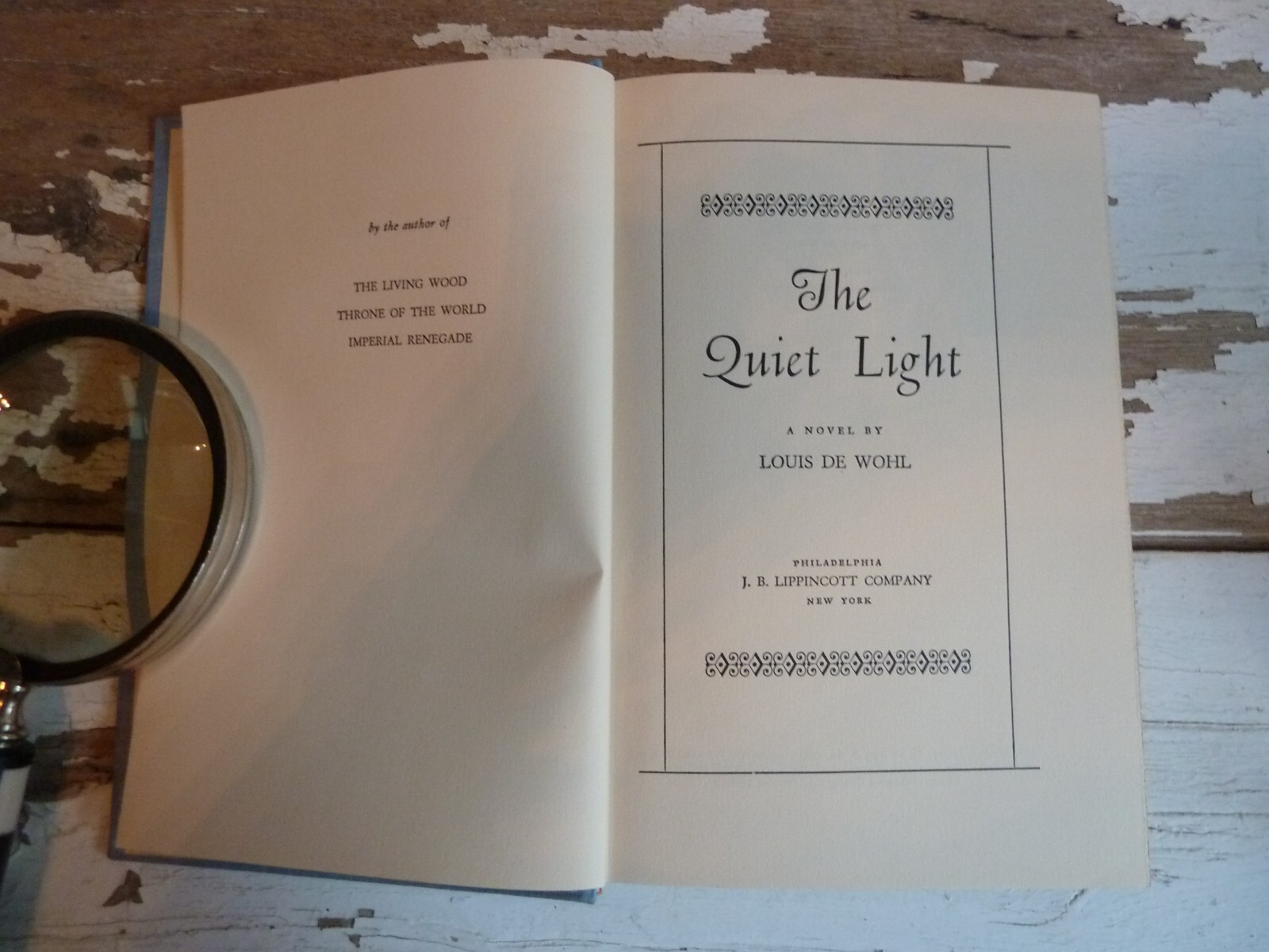 THE QUIET LIGHT by Louis de Wohl, (1950) 1st Edition (St Thomas Aquinas)