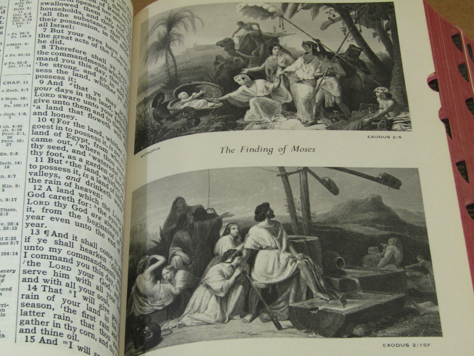 Holy Bible Concordance Reference Edition Red Letter Sears Roebuck 1944