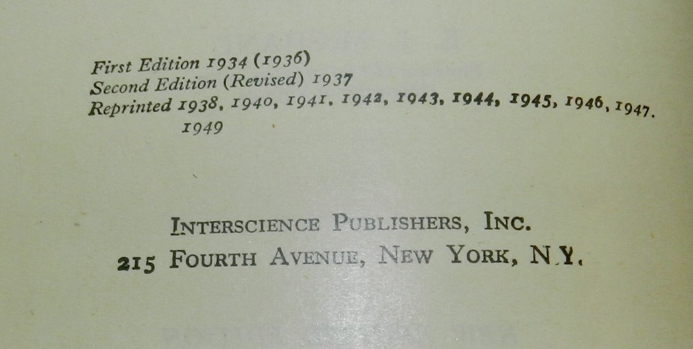 Differential & Integral Calculus. Courant. 1949 NF 2V Gunther Wertheim Copy BTL