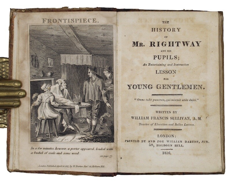1816 INSTRUCTIVE LESSONS FOR YOUNG GENTLEMEN Children’s EDUCATION Darton