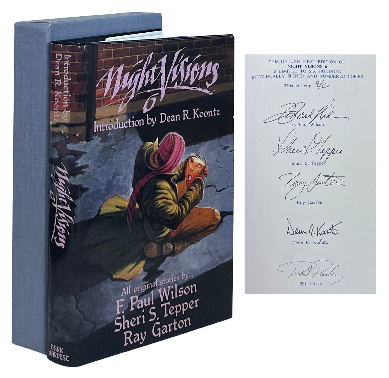 Dean R Koontz / Night Visions 6 Six Signed 1st Edition 1988