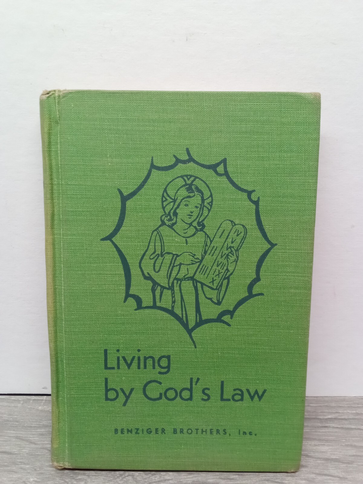 Living By God’s Law Book 2 Illustrated HC 1943 Benzinger Brothers Inc