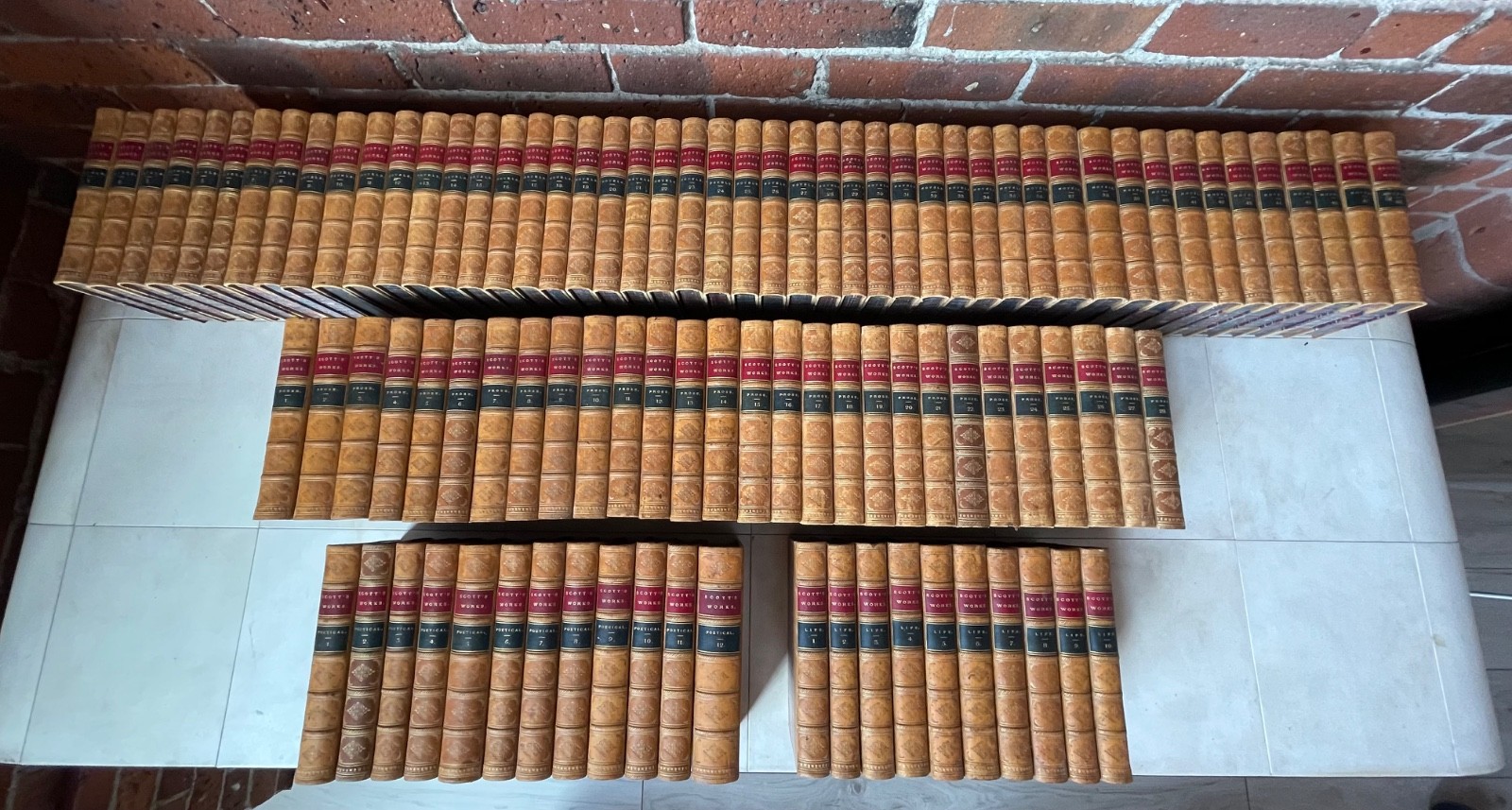 RARE Sir Walter Scott, Complete Works Magnum Opus, Edinburgh, Cadell, 98 vols.