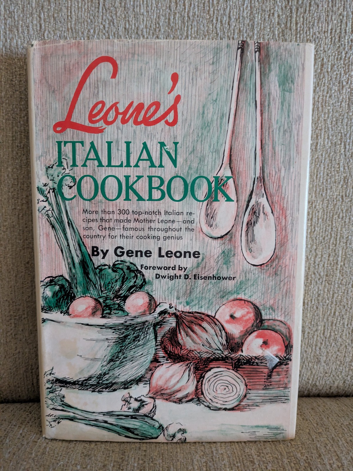 Leone’s Italian Cookbook | Gene Leone | Vintage 1967 HC | Book Club Edition