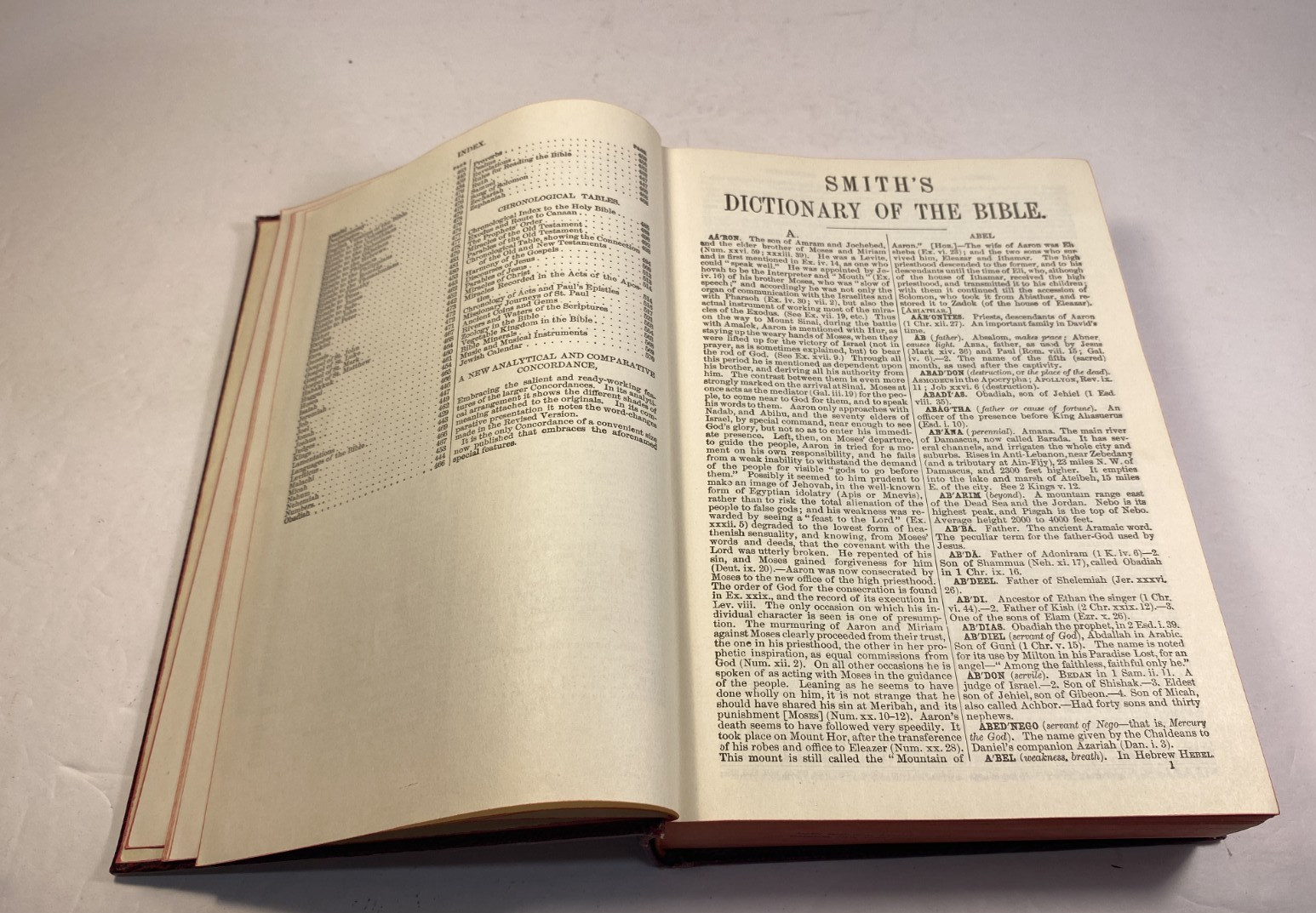 Smith’s Bible Dictionary Revised Edition Leather William Smith, A J Holman HC