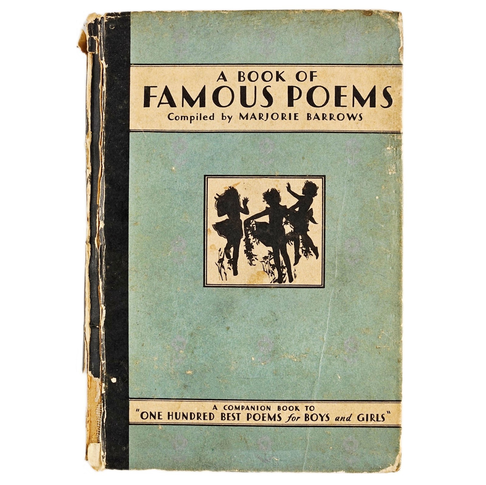 Famous Poems Complied by Marjorie Barrows 1931 Antique Book of Children’s Poetry