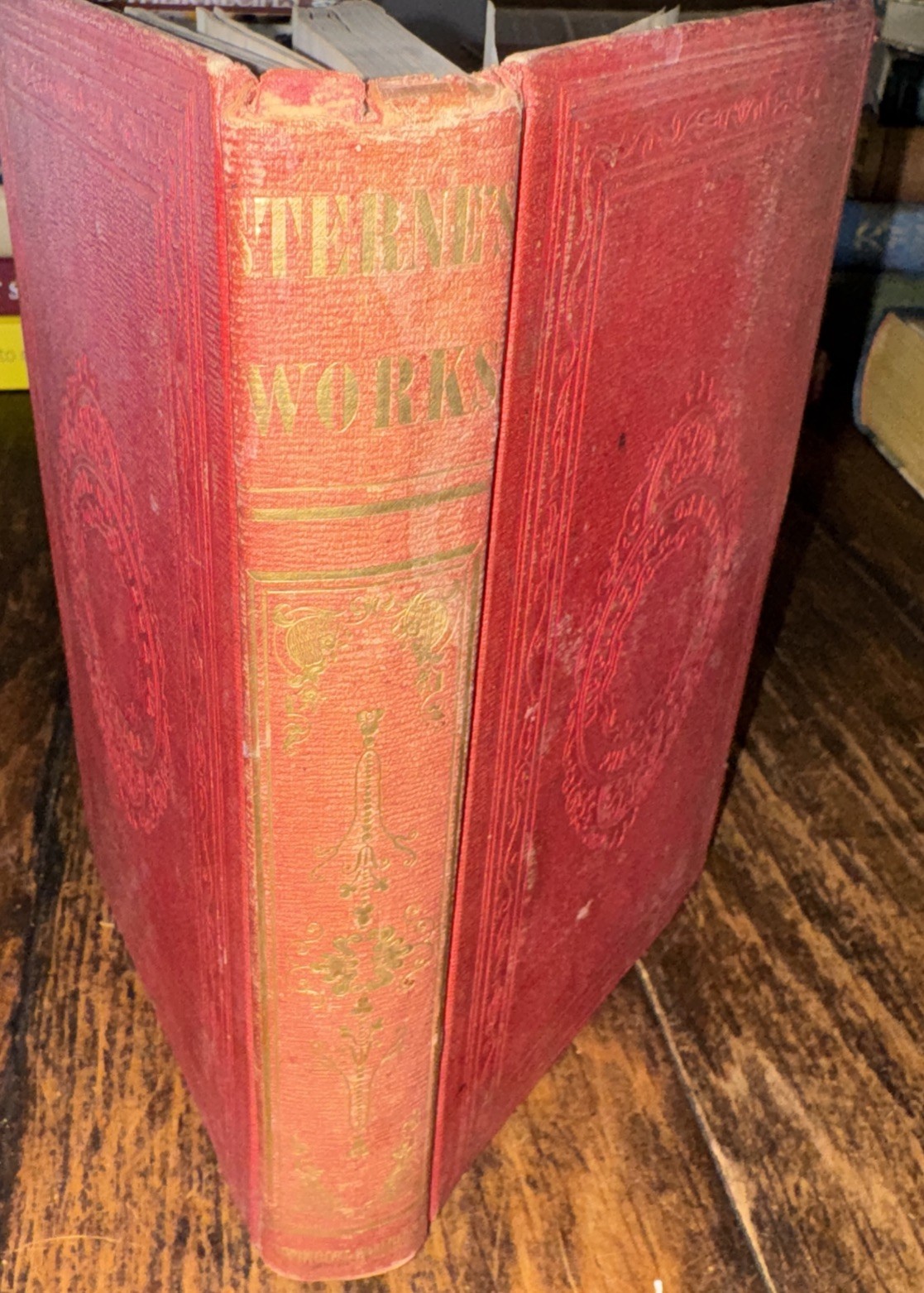 Antique 1851 The Works Of Laurence Sterne With A Life Of The Author-Illustrated