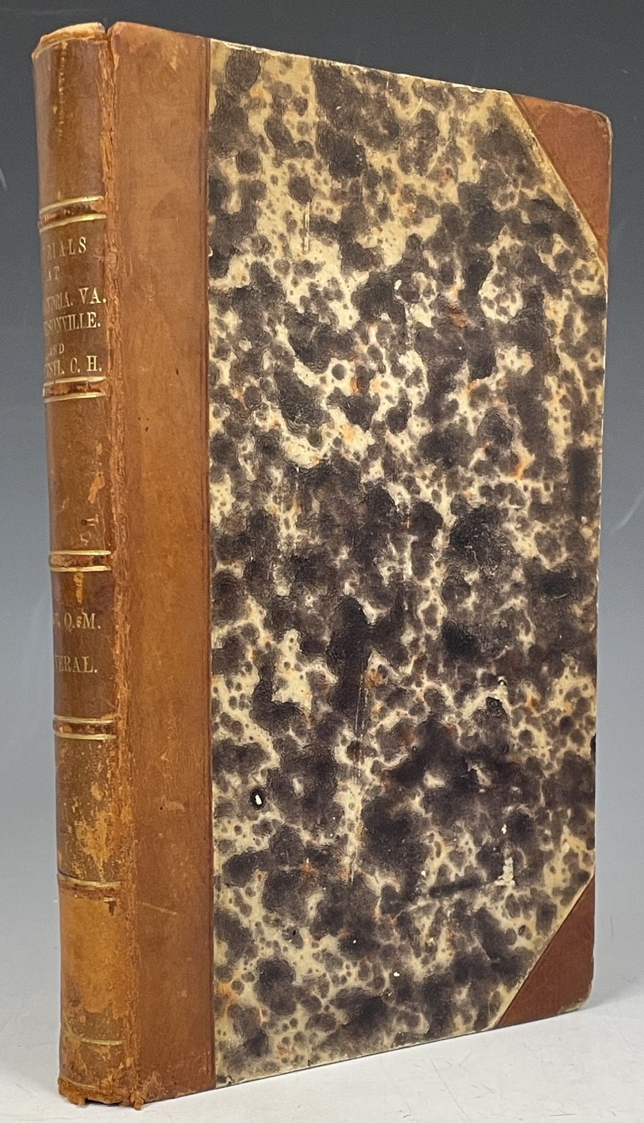 Quartermaster General M C / Burials At Alexandria VA Andersonville GA 1st ed