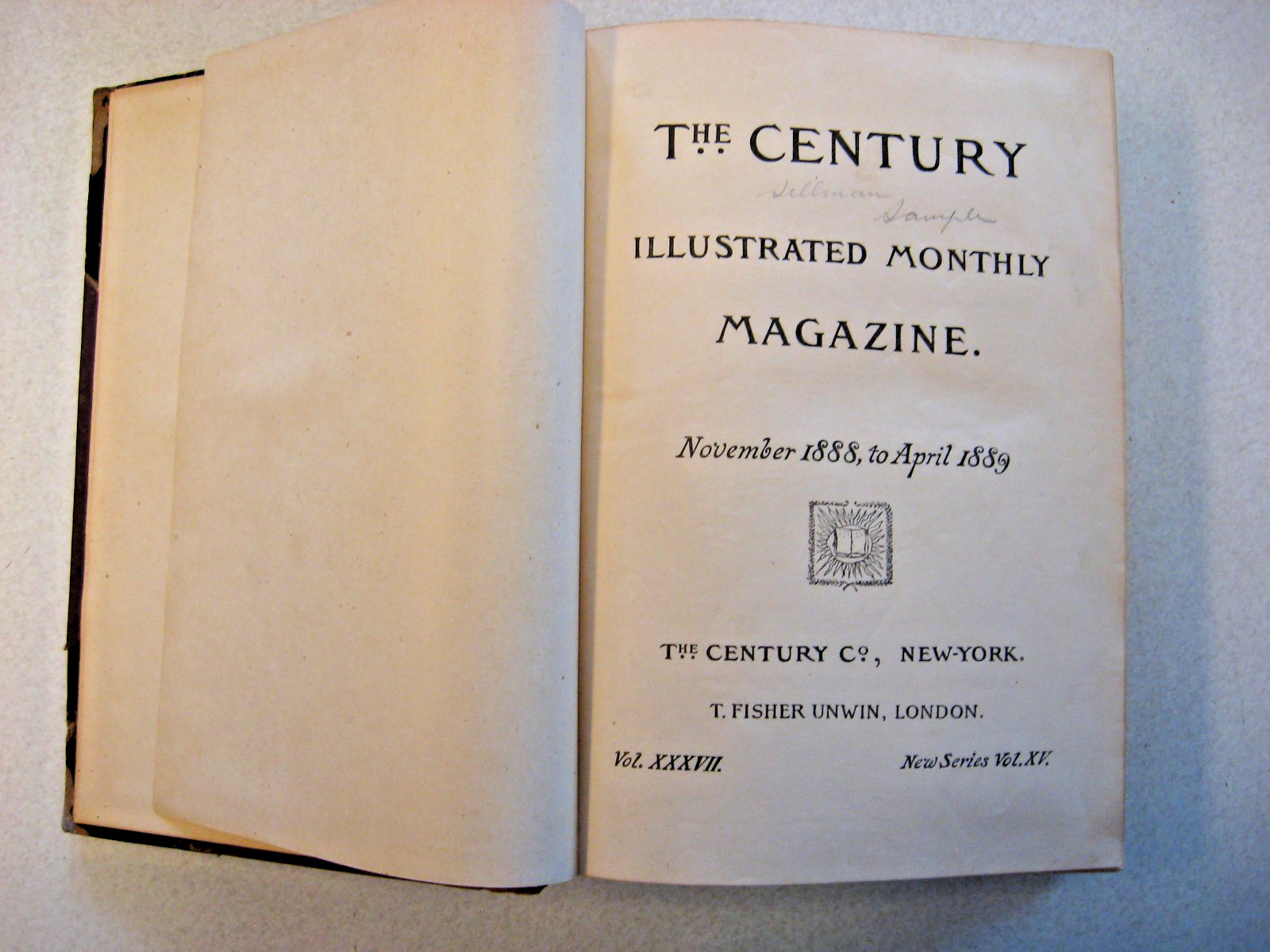 ANTIQUE NOV 1888 TO APRIL 1889 THE CENTURY ILLUSTRATED MAGAZINE BOUND BOOK