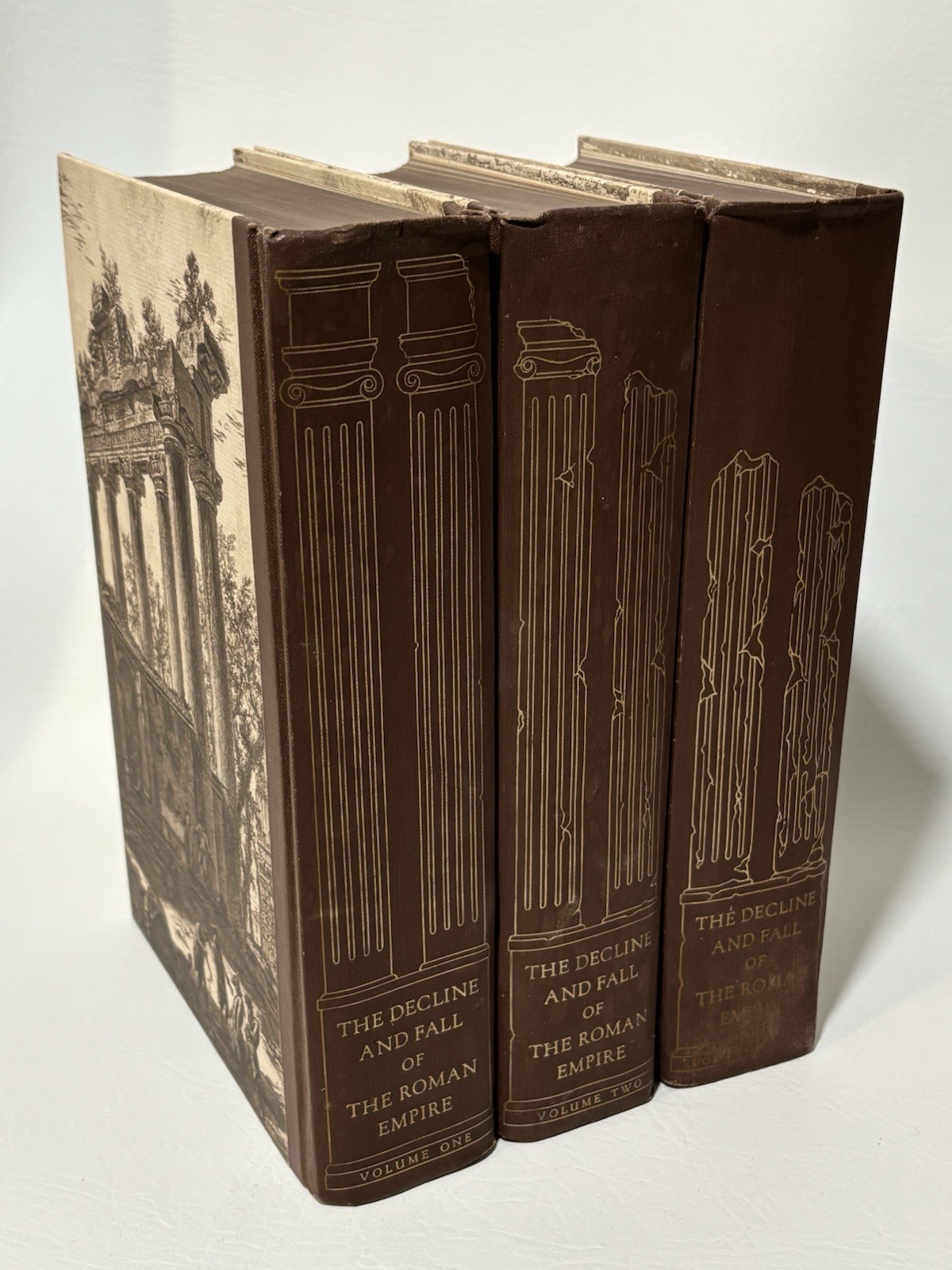 Decline And Fall Of The Roman Empire • 3 Vol Hardcover • Heritage Press • 1946