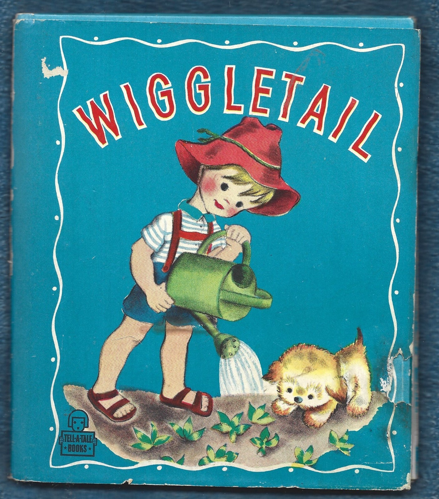 Wiggletail HB w/dj-1944-Story & Illustrations by Charlie-Whitman