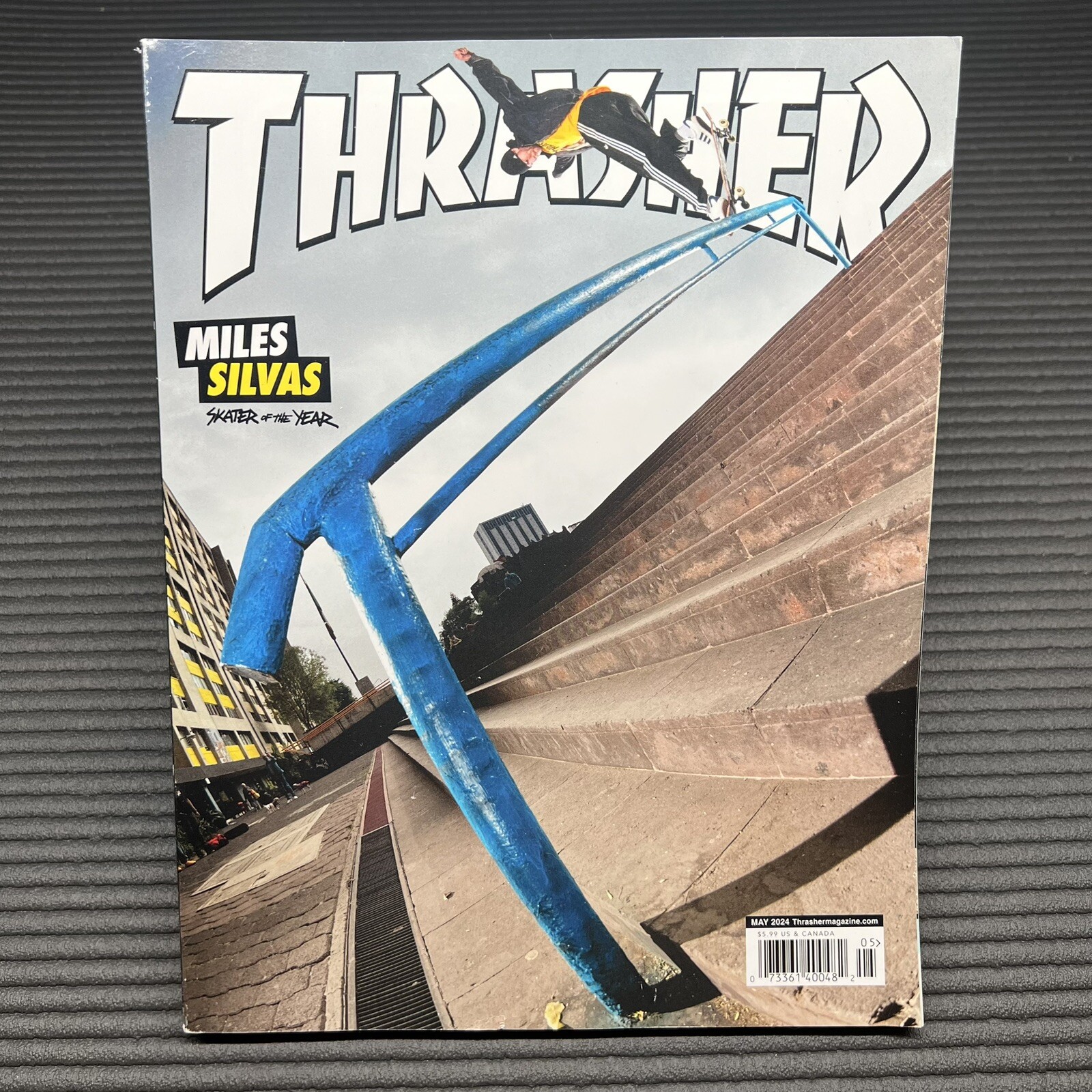 NEW Thrasher Magazine – May 2024 – SKATER OF THE YEAR – Miles Silvas – #526