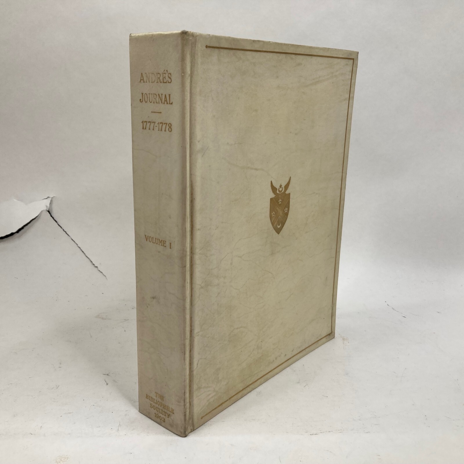 Henry Cabot Lodge Major John Andre’s Journal Bibliophile Society 1903 1 Vol Only