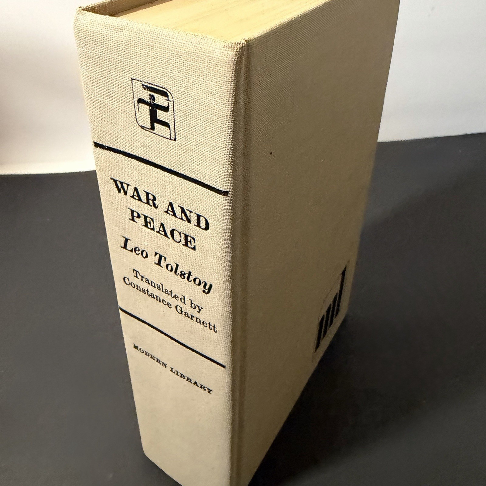 Vintage War and Peace Leo Tolstoy Modern Library Giant Hardcover Cloth Classic