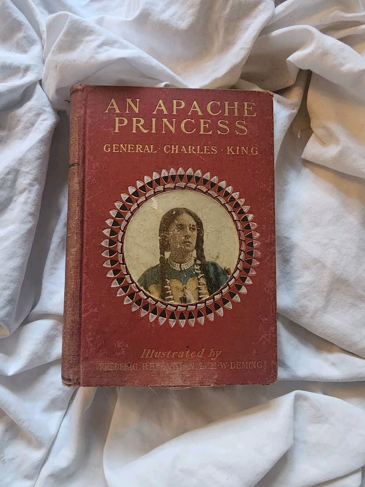 1903 An Apache Princess by General Charles King illust Frederic Remington-Deming