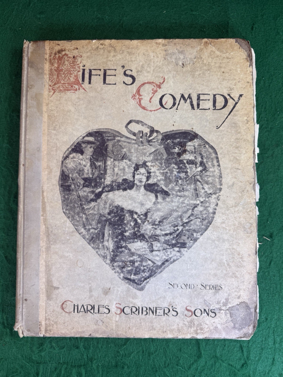 1897 Life’s Comedy II Series Scribner’s Gibson Illus. Antique Humor Book Rare