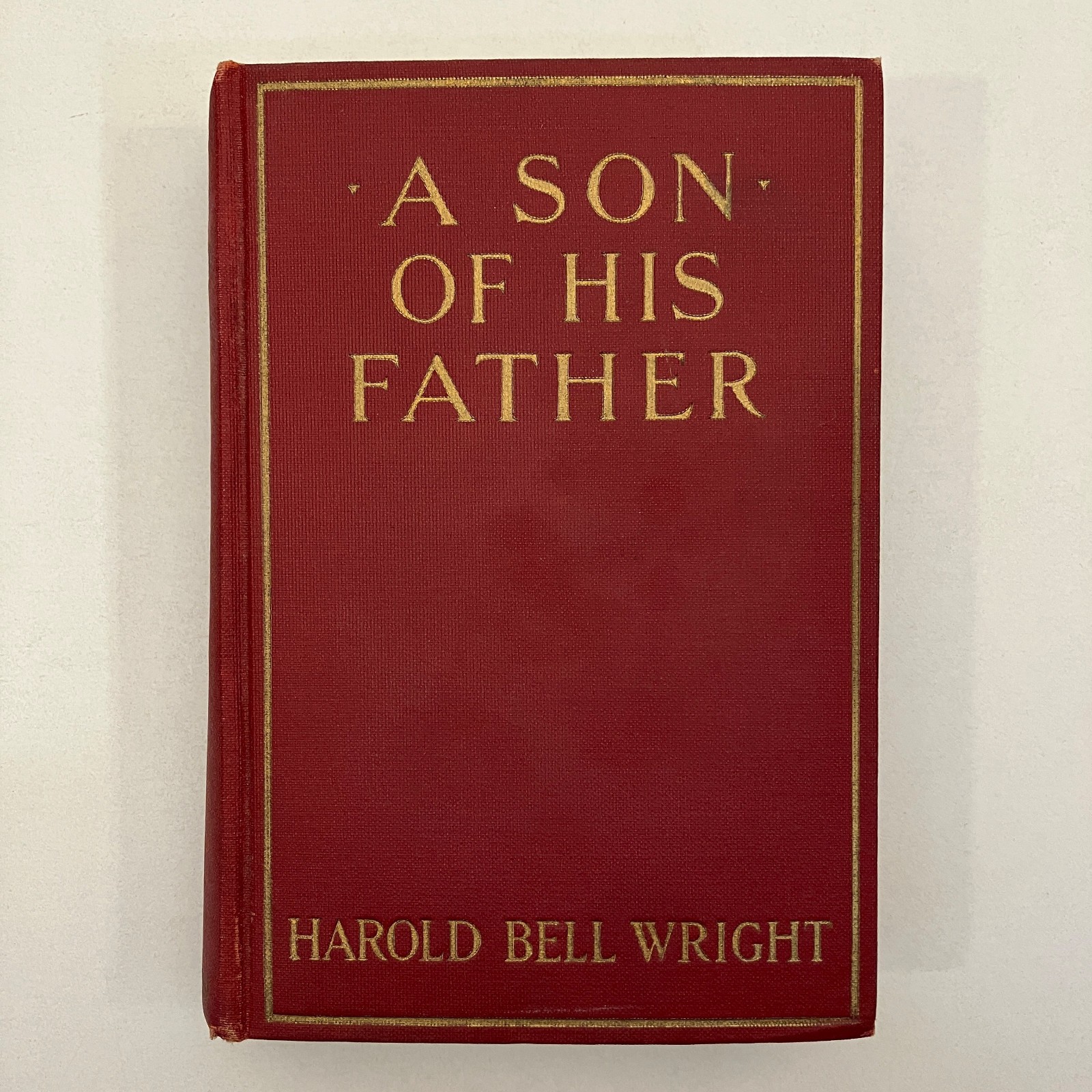 A Son Of His Father Harold Bell Wright 1925 D Appleton and Company VTG HC