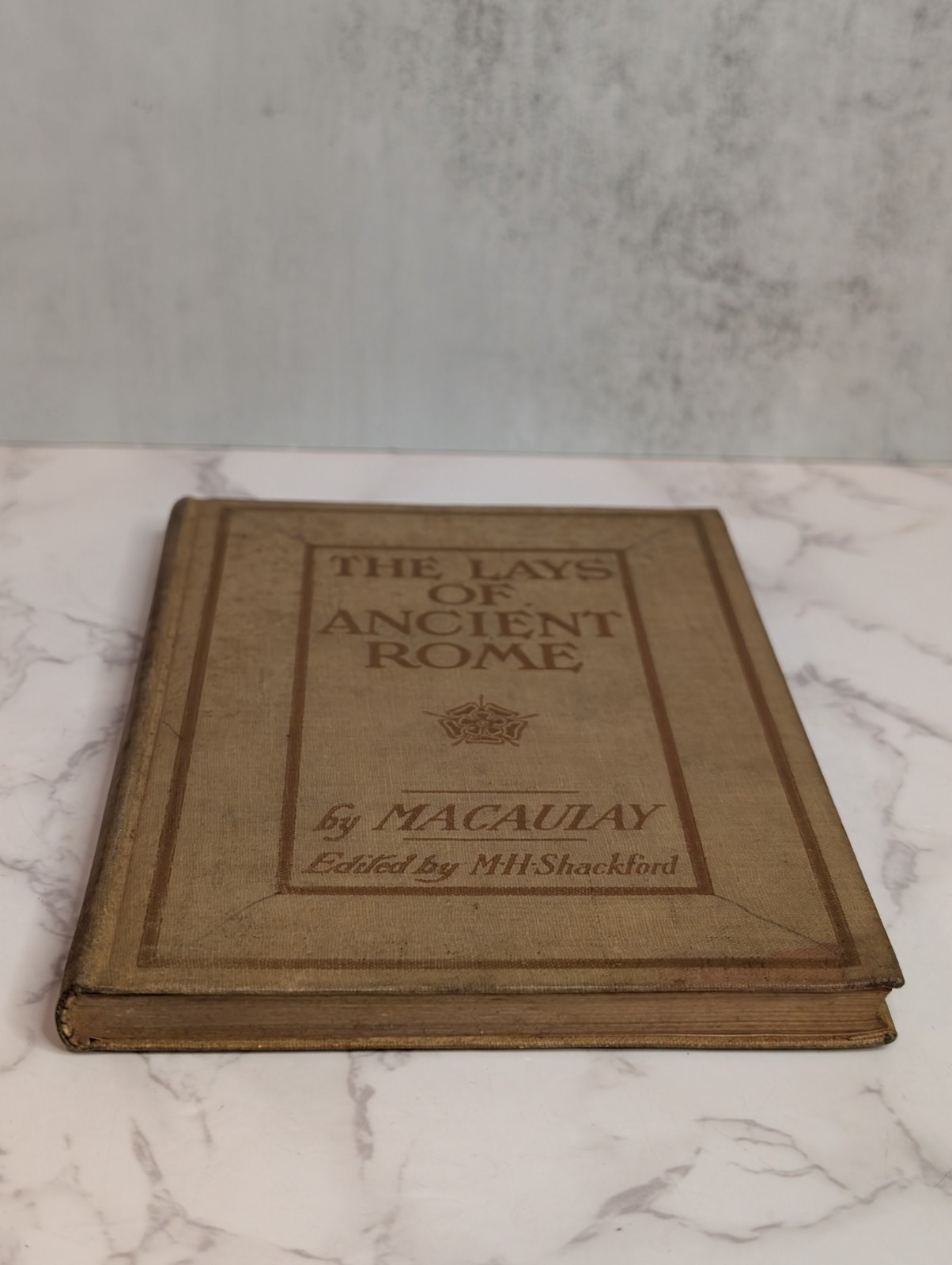 Macaulay-Lays Of Ancient Rome 1907 Ed. Martha Shackleford, D.C. Heath