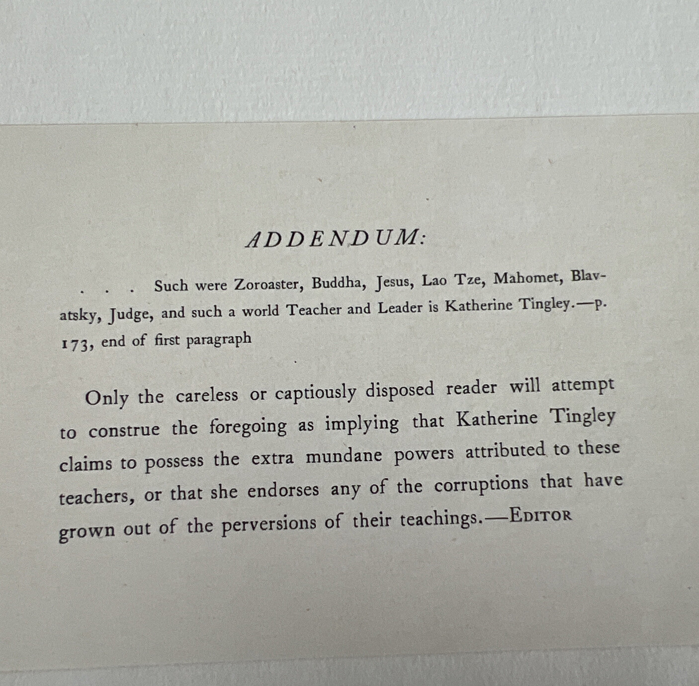 Mysteries Of The Heart Doctrine Katherine Tingley RARE 1902 1st/1st Theosophical