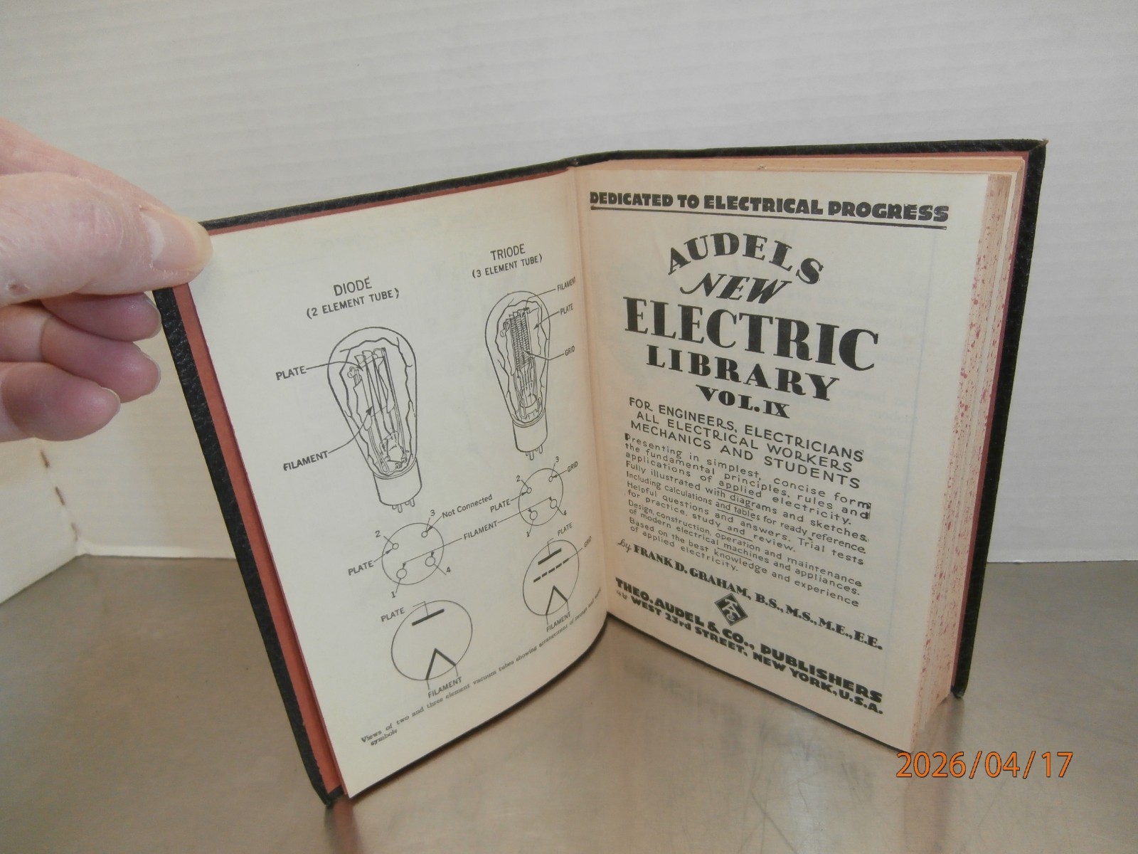 Audels NEW Electric Library – Complete 10 Vol. Set Of Books w/Dictionary – Used